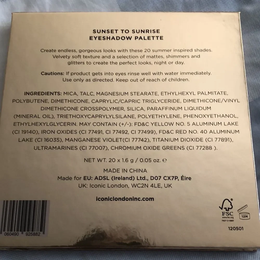 Iconic London Sunset to Sunrise Eyeshadow Palette